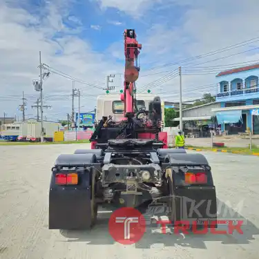 สิบล้อหัวลากติดเครน HINO FM1A 344 แรง ปี 62
