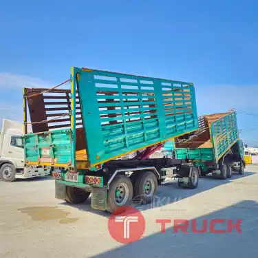 สิบล้อดั้มพ์ ISUZU FXZ ปี 66 หางดั้มพ์ สามเพลา อู่พีพีเอ็นเจเนริ่ง ทรัค ปี 66