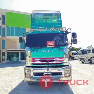 สิบล้อดั้มพ์ ISUZU FXZ ปี 66 หางดั้มพ์ สามเพลา อู่พีพีเอ็นเจเนริ่ง ทรัค ปี 66