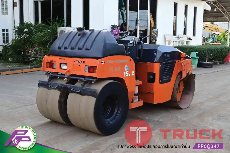 ขายรถบดหน้าเหล็ก-หลังยาง HITACHI CC150C-3A เทียบเท่า SAKAI TW502 เอวอ่อน ชั่วโมงน้อย มือสองสภาพดี นำเข้าจากญี่ปุ่น โดย P&P Pro