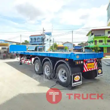 หางพื้นเรียบ สามเพลา มีบังเกอร์ อู่ RCK ปี 64