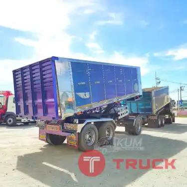 ช่วยดาวน์ 6 ดอกเบี้ยเริ่มต้น 2.99 สิบล้อดั้มพ์เกษตร ISUZU FXZ 360 แรงม้า ปี 66 หางดั๊มพ์ สามเพลา อู่ส.สมบัติ ปี 66 5236 5237
