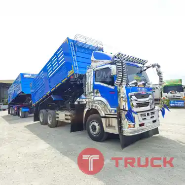 ลดล้างสต๊อก ส่งท้ายสิ้นปี ISUZU FXZ 360 แรงม้า ปี 66 หางดั้มพ์ สามเพลา อู่เดอะฟินิกซ์ ปี 65 3502 3088