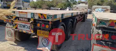 หางเทรลเลอร์พื้นเรียบ อู่พนัส ปี 58