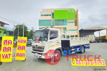 หกล้อกระบะคาร์โก้ HINO 175 แรง ปี 67 อู่ APS ทรัค ปีใหม่ไมล์น้อย เหมือนได้ป้ายแดง 3859