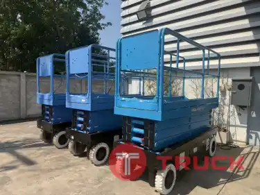 SV08B Aichi 8m. Scissor lift ลิฟท์ ขากรรไกร 8 เมตร by OEK shop