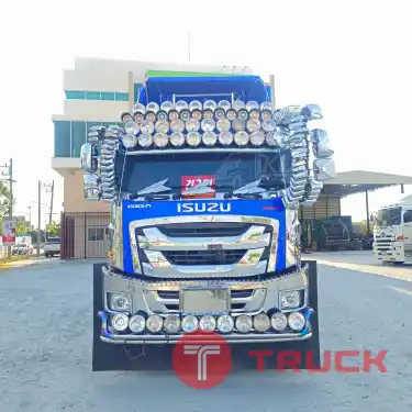สิบล้อดั้มพ์เกษตร ISUZU FXZ 360 แรงม้า ปี 66 หางดั๊มพ์ สามเพลา อู่ส.สมบัติ ปี 66 5236 5237