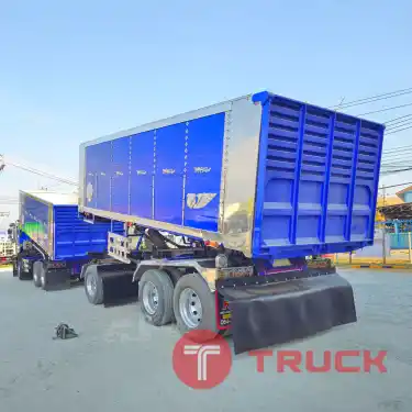 สิบล้อดั้มพ์เกษตร ISUZU FXZ 360 แรงม้า ปี 66 หางดั๊มพ์ สามเพลา อู่ส.สมบัติ ปี 66 5236 5237