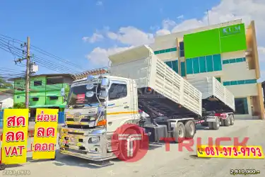 สิบล้อดั้มพ์ HINO VICTOR 500 344 แรงม้า ปี 65 หางดั้มพ์ สามเพลา อู่เดอะฟีนิกซ์ ปี 65 2753 1976