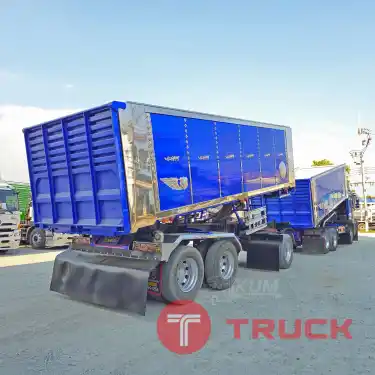 สิบล้อดั้มพ์เกษตร ISUZU FXZ 360 แรงม้า ปี 66 หางดั๊มพ์ สามเพลา อู่ส.สมบัติ ปี 66 5236 5237