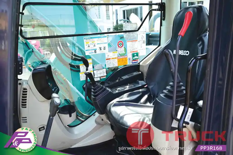 ขายแมคโครย่อม KOBELCO SK75SRD-3E-YT08 แทรคเหล็กพร้อมเกี๊ยะยาง มีไลน์หัวเจาะ มีใบมีดดัน มีอาร์มเครน มือสองสภาพดี นำเข้าจากญี่ปุ่น โดย P&P Pro