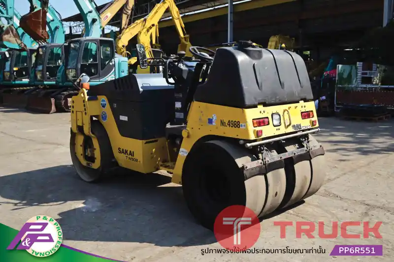 ขายรถบดหน้าเหล็ก-หลังยาง SAKAI TW502-1 รุ่นใหม่ เอวอ่อน ชั่วโมงน้อย มือสองสภาพดี นำเข้าจากญี่ปุ่น โดย P&P Pro