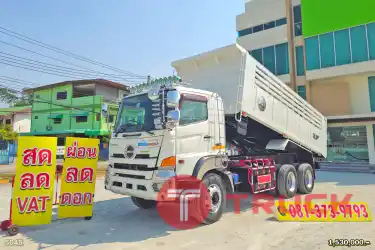 สิบล้อดั้มพ์ HINO FM 344 แรง ปี 2559 5045