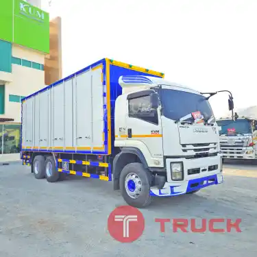 สิบล้อตู้ ISUZU FVM 240 แรง ปี 61 ตู้บิ้วใหม่ 1517