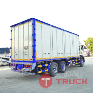 สิบล้อตู้ ISUZU FVM 240 แรง ปี 61 ตู้บิ้วใหม่ 1517