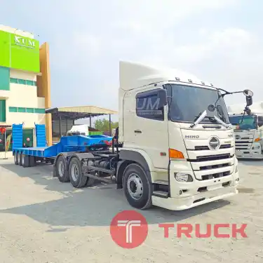 สิบล้อหัวลาก FM1A 344 แรง ปี 2565 หางโรเบท สามเพลา อู่ VT ปี 2563 7667 9739