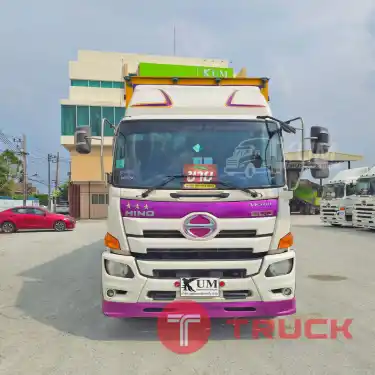 สิบล้อตู้สิบบาน HINO FL8J 260 แรง ปี 2560 หางตู้สิบบาน สามเพลา อู่เซฟดีล ปี 2563 3133 4972