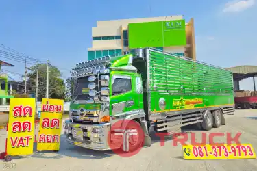 สิบล้อคอก HINO FL8J 260 ปี 66 สภาพนางฟ้าในราคามือสอง 5115