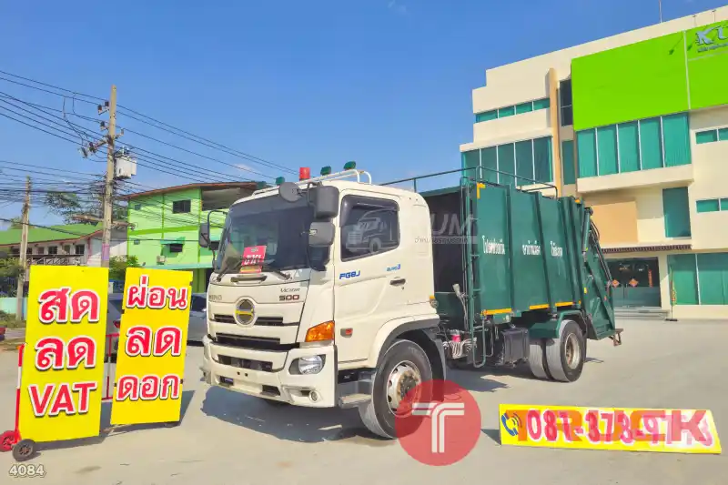 หกล้อบรรทุกขยะ HINO FG8J 240 แรง ปี 2566 4084