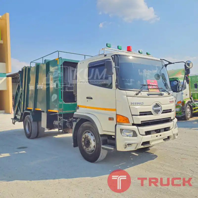 หกล้อบรรทุกขยะ HINO FG8J 240 แรง ปี 2566 4084 หกล้อบรรทุกขยะ HINO FG8J 240 แรง ปี 2566 4084