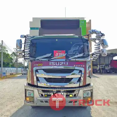 หกล้อดั้มพ์ ISUZU FTR 240 แรง ปี 2565 หางดั้มพ์ สองเพลา อู่เดอะฟินิกซ์ ปี 2565 5403 5404