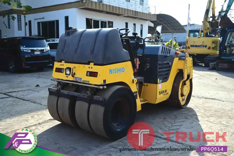 ขายรถบดหน้าเหล็ก-หลังยาง SAKAI TW502 เอวอ่อน ชั่วโมงน้อยมือสองสภาพดี นำเข้าจากญี่ปุ่น โดย P&P Pro