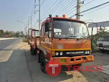 รถพร้อมทำเงินครับ Mitsubishi Fuso 160 แบบ 6 ล้อ 4 ประตู เก็บงานแล้วพร้อมลุย เครื่องแห้ง ช่วงล่างแน่น ขนทีมงานสะดวก พร้อมโอน เอาไปวิ่งงานต่อได้ทันที