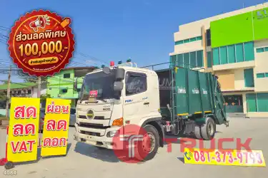 หกล้อบรรทุกขยะ HINO FG8J 240 แรง ปี 2566 4084