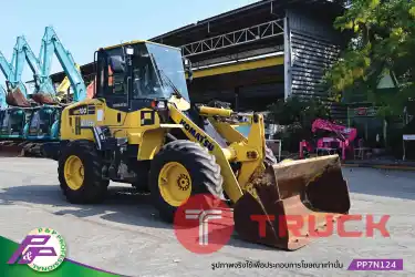 ขายรถตัก KOMATSU WA100-7 รุ่นใหม่ เทียบเท่า 910K ห้องเก๋ง มีฟังก์ชันลดความสั่นสะเทือนขณะขับขี่ Ride control มือสองสภาพดี นำเข้าจากญี่ปุ่น โดย P&P Pro
