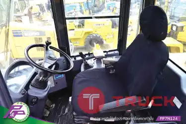 ขายรถตัก KOMATSU WA100-7 รุ่นใหม่ เทียบเท่า 910K ห้องเก๋ง มีฟังก์ชันลดความสั่นสะเทือนขณะขับขี่ Ride control มือสองสภาพดี นำเข้าจากญี่ปุ่น โดย P&P Pro