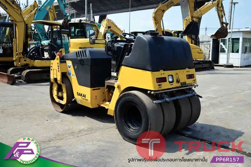 ขายรถบดหน้าเหล็ก-หลังยาง SAKAI TW502-1 เอวอ่อน ชั่วโมงน้อย มือสองสภาพดี นำเข้าจากญี่ปุ่น โดย P&P Pro