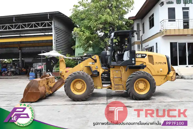 ขายรถตักล้อยาง CAT 910K รุ่นใหม่ เทียบเท่า WA100-7 มีฟังก์ชันลดความสั่นสะเทือนขณะขับขี่ Ride control มือสองสภาพดี นำเข้าจากญี่ปุ่น โดย P&P Pro