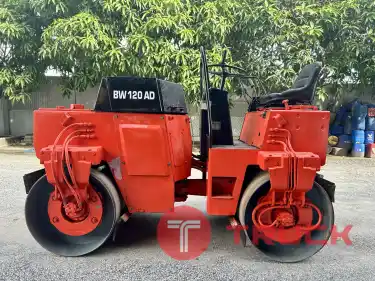รถบดสั่นสะเทือน BOMAG รุ่น BW120AD ขนาด 2.5 ตัน รถเก่านอกนำเข้า ติดต่อ Line jiraroj2909