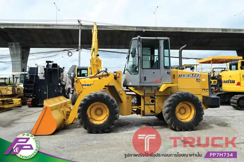 ขายรถตักล้อยาง TCM L13-3 เทียบเท่า WA100-5 และ 910G2 มือสองนำเข้าจากญี่ปุ่นโดย P&P Pro