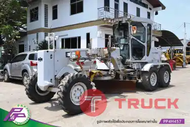 ขายรถเกรด KOMATSU GD405A-2 เทียบเท่า 120G ห้องเก๋ง มี Scarifier ใบมีด 3.0 เมตร มือสองสภาพดี นำเข้าจากญี่ปุ่น โดย P&P Pro