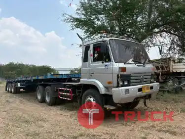 หัวลาก10ล้อ 2 เพลา Nissan CWM430HTพร้อมพื้นเรียบ3เพลา