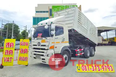 สิบล้อดั้มพ์สามมิตร HINO VICTOR 500 344 แรงม้า ปี 66 7371