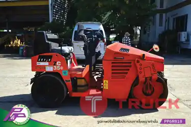ขายรถบดหน้าเหล็ก-หลังยาง HITACHI ZC35C เทียบเท่า SAKAI TW352-1 เอวอ่อน ชั่วโมงน้อย มือสองสภาพดี นำเข้าจากญี่ปุ่น โดย P&P Pro
