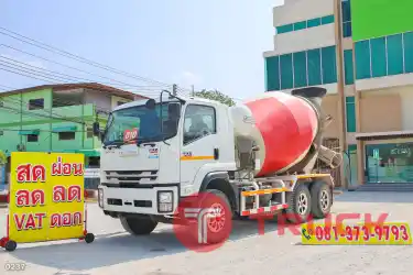 สิบล้อโม่ปูน ISUZU FXZ 320 แรง ปี 2566 โม่ ZF 0237