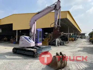 รถแบคโฮ SUMITOMO รุ่น SH75U-2 ขนาด 7.5ตัน มีหัวกระแทกและบุ้งกี๋ รถเก่านอกนำเข้า ติดต่อ Line jiraroj2909