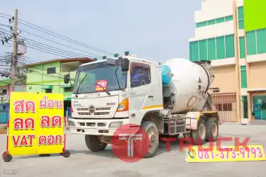 สิบล้อโม่ปูน HINO FM1A 330 แรง ปี 2556 9081