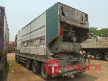 รถไสถนนWirtgen W 2200 CR ปี 2003 พร้อมหางพ่วงโรยปูน
