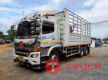 10 ล้อ1 เพลา Hino Victor 260 เเรงกระบะคอกสูง