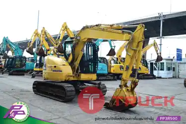 ขายแมคโคร 7 ตัน KOMATSU PC78US-10 แทรคเหล็กพร้อมเกี๊ยะยาง มีไลน์หัวเจาะ มีกล้องมองหลัง มีอาร์มเครน ชั่วโมงน้อย มือสองสภาพดี นำเข้าจากญี่ปุ่น โดย P&P Pro