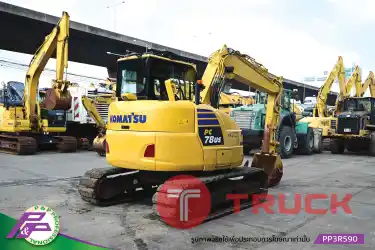 ขายแมคโคร 7 ตัน KOMATSU PC78US-10 แทรคเหล็กพร้อมเกี๊ยะยาง มีไลน์หัวเจาะ มีกล้องมองหลัง มีอาร์มเครน ชั่วโมงน้อย มือสองสภาพดี นำเข้าจากญี่ปุ่น โดย P&P Pro
