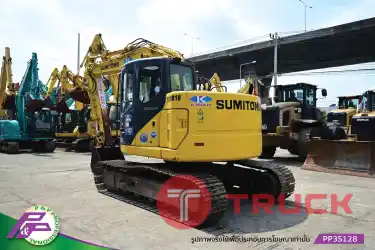 ขายรถขุด SUMITOMO SH125X-3B มีไลน์หัวเจาะ มีอาร์มเครน มือสองสภาพดี นำเข้าจากญี่ปุ่น โดย P&P Pro