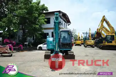 ขายแมคโคร 7 ตัน KOBELCO SK75SR-3E-YT08 แทรคเหล็กพร้อมเกี๊ยะยาง มีใบมีดดัน มีอาร์มเครน ชั่วโมงน้อย มือสองสภาพดี นำเข้าจากญี่ปุ่น โดย P&P Pro