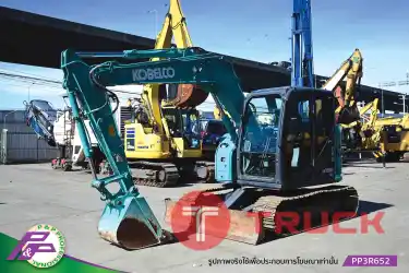 ขายรถขุด KOBELCO SK75SR-7-YT09 มีไลน์หัวเจาะ มีใบมีดดัน มือสองสภาพดี นำเข้าจากญี่ปุ่น โดย P&P Pro