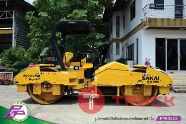 ขายรถบด 2 ล้อเหล็ก ขนาด 13 ตัน SAKAI SW990 รุ่นใหม่ ความกว้าง Drum 2.13 เมตร มือสองสภาพดี นำเข้าจากญี่ปุ่น โดย P&P Pro