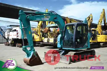 ขายรถขุดย่อม KOBELCO SK75SR-3-YT07 มีใบมีดดัน มีอาร์มเครน ชั่วโมงน้อย มือสองสภาพดี นำเข้าจากญี่ปุ่น โดย P&P Pro